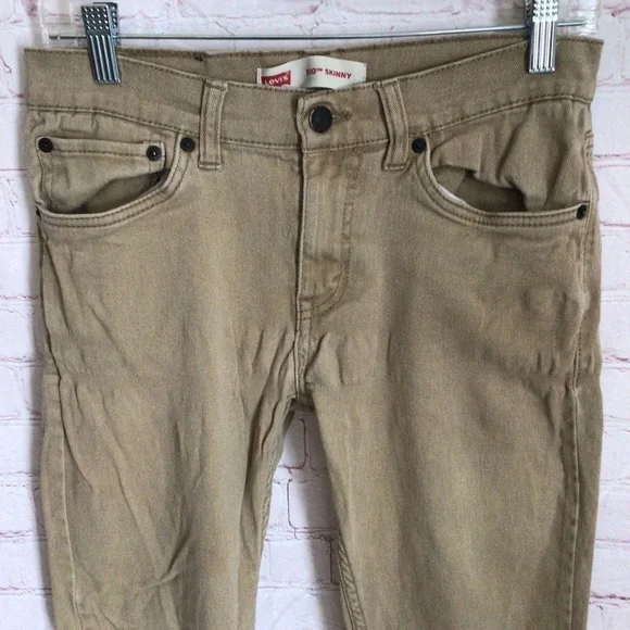 Levi’s 510 Skinny Khaki Denim Jeans - Size 16 - Picture 2 of 11